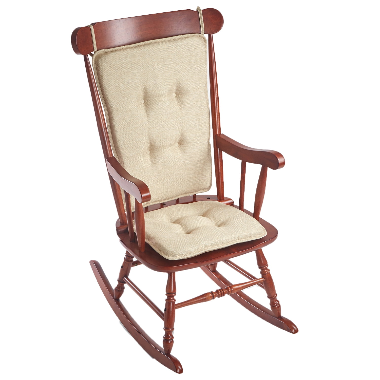 Gripper Non-Slip Empire Rocking Chair Cushion Set