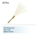 thumbnail image 3 of Uxcell 20Pcs Pampas Artificial Grass 21.65" Fake Pampas for Wedding Decoration Cream, 3 of 7