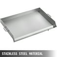 thumbnail image 3 of VEVOR Stainless Steel Griddle,36" x 22" Universal Flat Top Rectangular Plate, BBQ Charcoal/Gas Non-Stick Grill with 2 Handles and Grease Groove Grills for Camping, Tailgating and Parties, 3 of 8