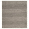 thumbnail image 3 of SAFAVIEH Montauk Karlene Geometric Striped Cotton Runner Rug, Ivory/Anthracite, 2'3" x 22', 3 of 8