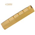 thumbnail image 1 of 6 String Slotted Brass Plated Guitar Nut 42MM 43MM For Strat TL Electric Guitars, 1 of 7