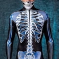 thumbnail image 5 of Wings with lights2023 Sexy 3d Skeleton Bodysuit Horror Adult Awesomes Bone Design Devil Jumpsuit Halloween Party Cosplay Costumes Novelty, 5 of 5