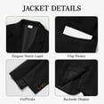 thumbnail image 6 of SANMIO Boys Suit 4 Piece Slim Fit Boys Suits Jacket Vest Pants Tie for Kids Suits Sets Boy Formal Tuxedo Set, 6 of 8