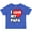 Royal Blue, variant on Inktastic I Love My Papa Boys or Girls Toddler T-Shirt
