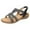 Black, variant on Female Cute White Sandals for Women Women Shoes Boho Style Flip Flops Beaded Rhinestone Buckle Stretch Heel Elastic Strap Sandals Strappy Sandals Wedges Sandals Women Dressy Summer Flat Wide