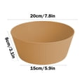 thumbnail image 2 of Lightweight Reusable Plastic Salad Bowl, Large Deep Serving Bowl for Rice Soup Snack and Vegetable, Dishwasher Safe Kitchenware, 2 of 6