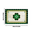 thumbnail image 3 of Wzzjkit St. Patrick's Day Door Mat - Super Absorbent Quick Dry Front Mats Bath Rug Rubber Backing Non Slip Washable Carpet - St Patricks Day Decorations Door Mat Outside Entrance, 3 of 7