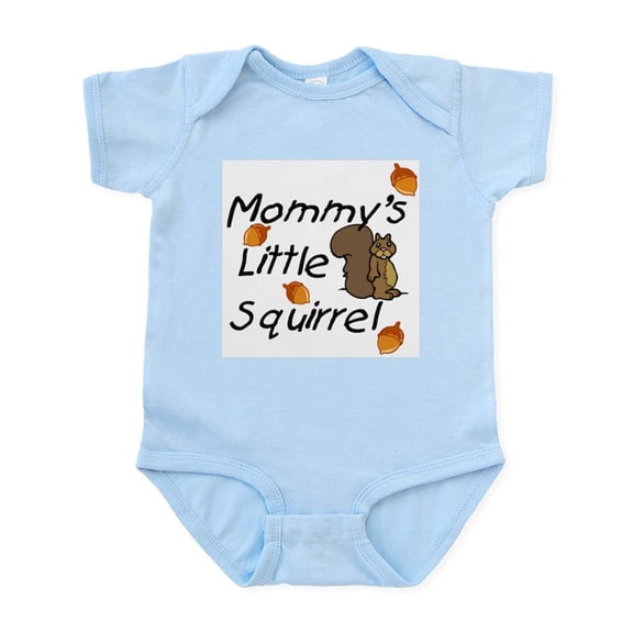 CafePress - Mommy's Little Squirrel Infant Creeper - Baby Light Bodysuit, Size Newborn - 24 Months