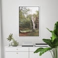 thumbnail image 4 of PixonSign Framed Wall Art Country Brich Tree Landscape Floral/Botanical Nature Wilderness Artwork Rustic Plant Oil Paintings Modern Scenery Canvas Prints Colorful for Rooms - 24"x36" White, 4 of 5