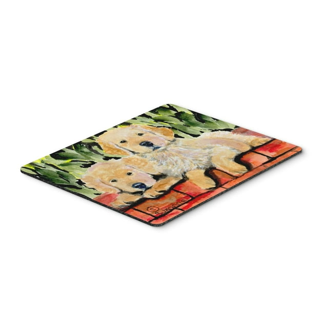 Caroline'S Treasures Golden Retriever Alfombrilla Para Ratón/Hot Pad/Salvamanteles (Ss8908Mp)