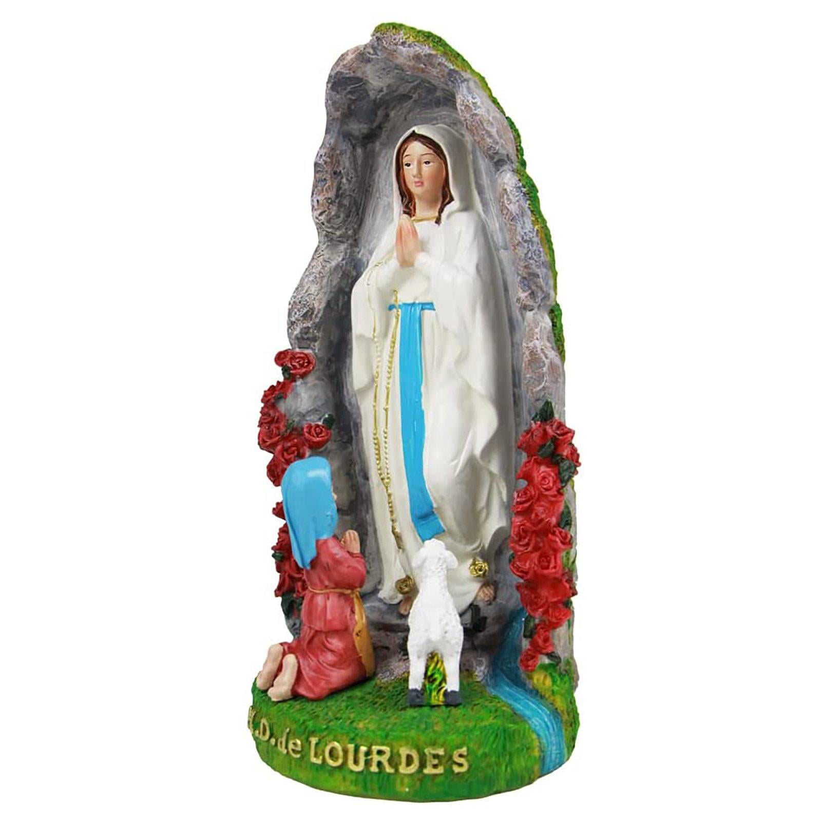 European Exquisite Jesus Statue Figurine Desktop Religious Sculpture Gift 