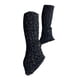 thumbnail image 3 of Calentadores de pierna de patinaje figurado altos calcetines calientes calientes calcetines de calcetines de patinaje de cable para entrenamiento de Negro, 3 of 8
