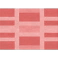 thumbnail image 1 of Ahgly Company Machine Washable Indoor Rectangle Transitional Light Salmon Pink Area Rugs, 2' x 3', 1 of 7