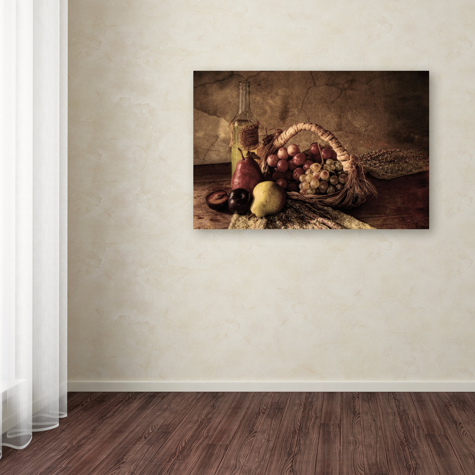 Trademark Fine Art 'Grapes' Canvas Art by Silvia Simonato