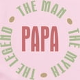 thumbnail image 2 of CafePress - Papa Man Myth Legend Infant Bodysuit - Baby Light Bodysuit, Size Newborn - 24 Months, 2 of 4