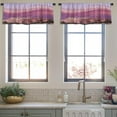 thumbnail image 4 of LALILO Kitchen Curtain Valance City Sunset Morocco Africa Rod Pocket Window Curtain 52"x 18" Set of 2, 4 of 7