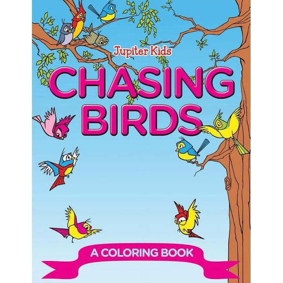 Chasing Birds (A Coloring Book) (Paperback)