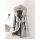 thumbnail image 1 of Three Wears-Parka de piel de longitud media para mujer, forro interior desmontable, Abrigo acolchado de algodón, ropa de abrigo de talla grande 3XL, 1 of 5