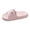 Pink, variant on Shower Shoes for Women Soft Lightweight Hippo Print Mens Quick Drying Home Slippers Non Slip Bathroom Pool Beach Indoor Outdoor Slides Black Size 6