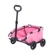 thumbnail image 2 of Dog Stroller plegable Dog de perro ligero Pram Cat Pushir para caminar Rosa, 2 of 8