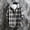 Green, variant on Snorda Plaid Jacket for Men Button Down Long Sleeve Shirt with Drawstring Hood Casual Soft Loose Comfy Versatile Jackets for Fall Winter Daily Layering Wear Outdoors Looks