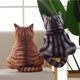 thumbnail image 1 of Short Plush Printed Back View Cat Super Soft Stuffed Sofa Bedding Car Travel Pillows Home Back Cushion Decoration heqiyong toy, 1 of 2