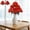 Red-RD-clearacne, variant on WWG 2-Pack Artificial Peony Stems 6 Heads Each Realistic Silk Flowers Bouquet for Home Table Wedding Vase Centerpiece 13.8in
