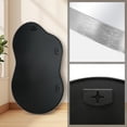 thumbnail image 3 of TEWLOSS Irregular Wall Mirror Cloud Shaped Asymmetrical Mirrors for Bathroom 46"x26", Silver, 3 of 8