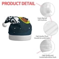 thumbnail image 4 of KLL Christmas Hats for Adults Plush Avocado in Space1 Print Santa Hat Xmas Fluffy Santa Claus Hat for Women Men, 4 of 6