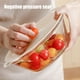 thumbnail image 4 of Tapas de silicona para almacenar alimentos | Tapas antisalpicaduras aptas para microondas | Tapas herméticas para tazones y platos | Juego de 3 tapas de silicona reutilizables en varios tamaños, 4 of 6