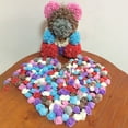 thumbnail image 3 of SPRING PARK 500Pcs 3.5cm Artificial PE Foam Rose Head Flower for DIY Bear Doll Wedding Home Decor, 3 of 7