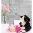 thumbnail image 6 of DolliBu Happy Mother's Day Super Soft Bernese Dog Plush Figure - Cute Stuffed Animal with Pink Heart Message for Best Mommy, Grandma, Wife, Daughter - Cute Dog Pet Plush Toy Gift - 8" Inches, 6 of 6