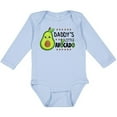 thumbnail image 3 of Inktastic Daddy's Little Avocado with Cute Baby Avocado Boys or Girls Long Sleeve Baby Bodysuit, 3 of 5