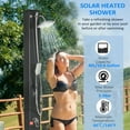 thumbnail image 4 of Outsunny 7ft Outdoor Solar Shower with Handheld Shower Head, 10.6 Gallon, 4 of 10