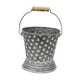 thumbnail image 2 of Maceta portátil decorativa con asa de hierro forjado y estampado de lunares blancos Pequeño, 2 of 9