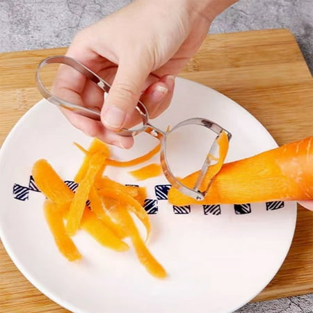 

Dyfzdhu Home Kitchen Peeler Stainless Steel Multifunctional Creative Fruit Carrot Grater Planer
