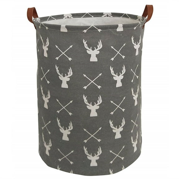 Jumbo Collapsible Canvas Laundry Hamper