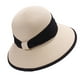 thumbnail image 1 of Sombrero de paja ajustable con circunferencia de 56-60 cm, sombrero de playa para mujer, sombrero de sol con protección solar, sombrero de pescador para vacaciones de verano, 1 of 5