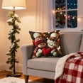 thumbnail image 3 of Christmas Pillow Covers 17.7In Zipper Soft Fabric Accent, 3 of 6