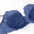 thumbnail image 5 of mgoYE Minimizer Bras Bras for Women Lace Bra Full Coverage Underwire Bras Plus Size Lifting Lace Bra(Blue,3XL), 5 of 6