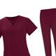 thumbnail image 4 of Enfermería Scrub Set Top Pantalones Transpirable Trabajo Uniforme para Enfermera Yoga Jogger Color rojo en S Yuyangstore Exfoliante de enfermería, 4 of 8