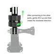 thumbnail image 3 of SUSUchens Vertical Stand Extension Arm Aluminum 360-Degree Rotation Camera Mount Vertical Metal Swivel Tripod Adapter for Gopro Hero12/11 Black, 3 of 13