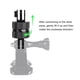 thumbnail image 3 of Brazo de extensión de soporte vertical de aluminio con rotación de 360 grados para cámara, adaptador de trípode giratorio de metal vertical para GoPro Hero12/11, 3 of 8