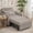 Gray, variant on Convertible Futon Sofa Bed, Asofer Sleeper Chair with Pull-Out Bed, Couch for Living Room, Gray