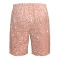 thumbnail image 6 of Naloa Rose Gold Glitter Men's Beach Shorts, Surfing shorts, Swim trunks, Quick Dry Swim Trunks for Surfing Beach Fun - Small, 6 of 9