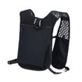 thumbnail image 4 of Mochila de hidratación, chaleco para correr, bolsa con soporte para teléfono para ciclismo, escalada y pesca. Negro, 4 of 8