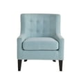 thumbnail image 2 of Lifestyle Solutions Hailey Traditional Accent Chair, Aqua Fabric, 2 of 11