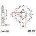 thumbnail image 2 of Jt Steel Front Sprocket 13 Tooth, 2 of 3