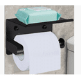 thumbnail image 4 of Portarrollo De Papel Higiénico De Acero Inoxidable color negro, 4 of 4