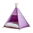 thumbnail image 2 of BotaniNest Portable Indoor Outdoor Play Tent With Removable Mat For Cats Small Animals Comfortable Breathable Shelter, 2 of 4